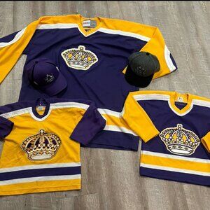 Vintage CCM LA Kings Hockey Rare Jersey Bundle